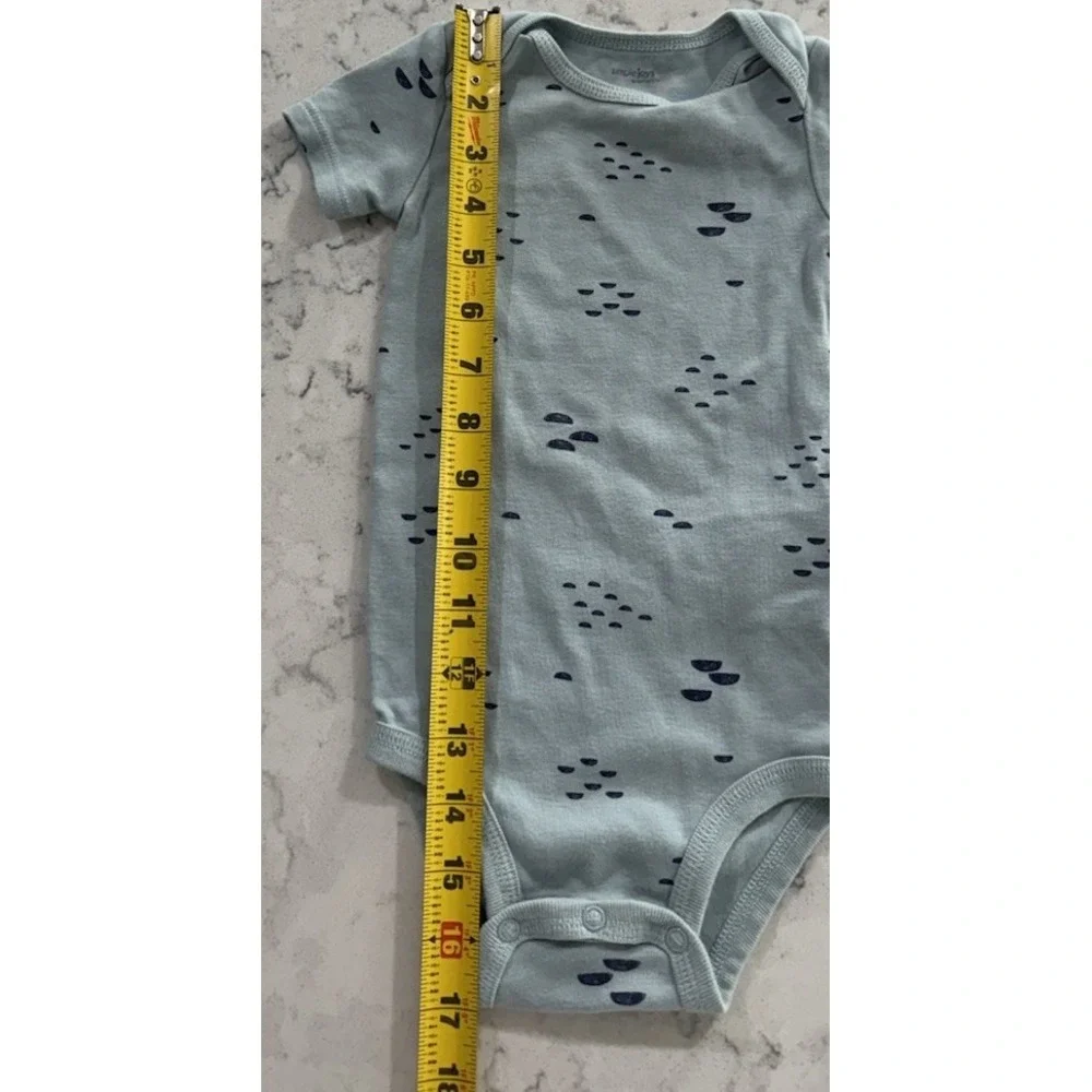 Simple Joys by Carter’s Baby Boy Bodysuit 18M Sage Green Abstract Dash 1M497610